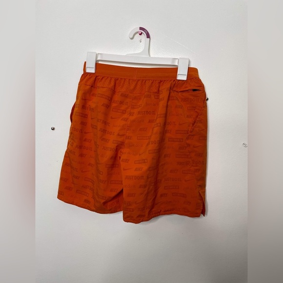 Orange Nike dry, fit, swimming trunks, size small - Picture 2 of 8
